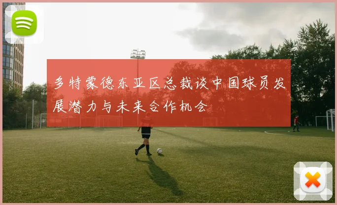 多特蒙德东亚区总裁谈中国球员发展潜力与未来合作机会